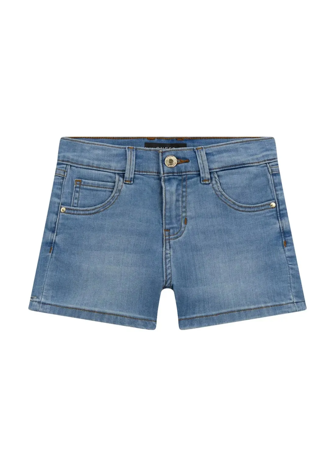 Celana Pendek Denim Anak Perempuan Guess Blue Stretch Denim Shorts