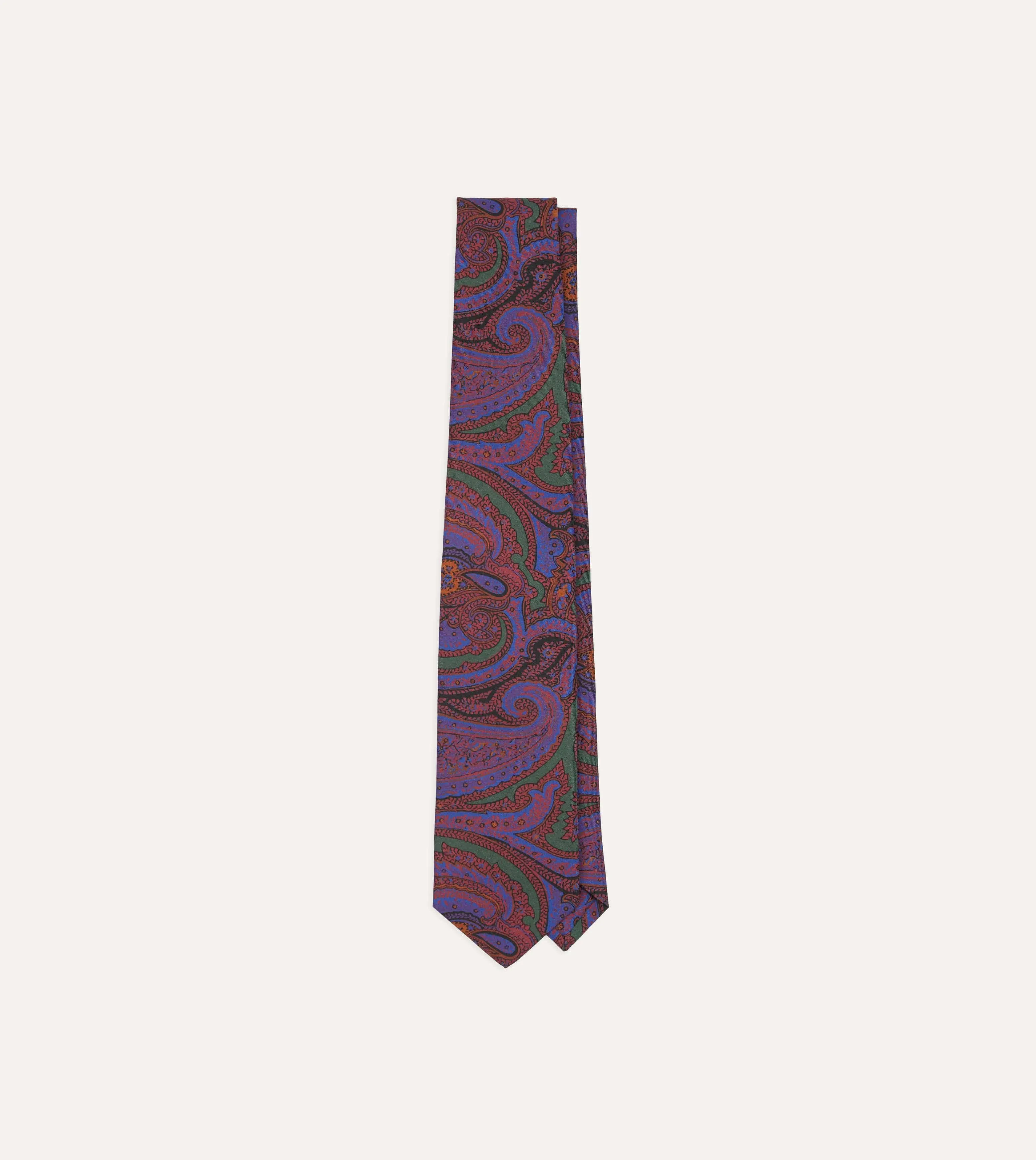 Darth Drake's Dasi Sutra Ungu Motif Acanthus