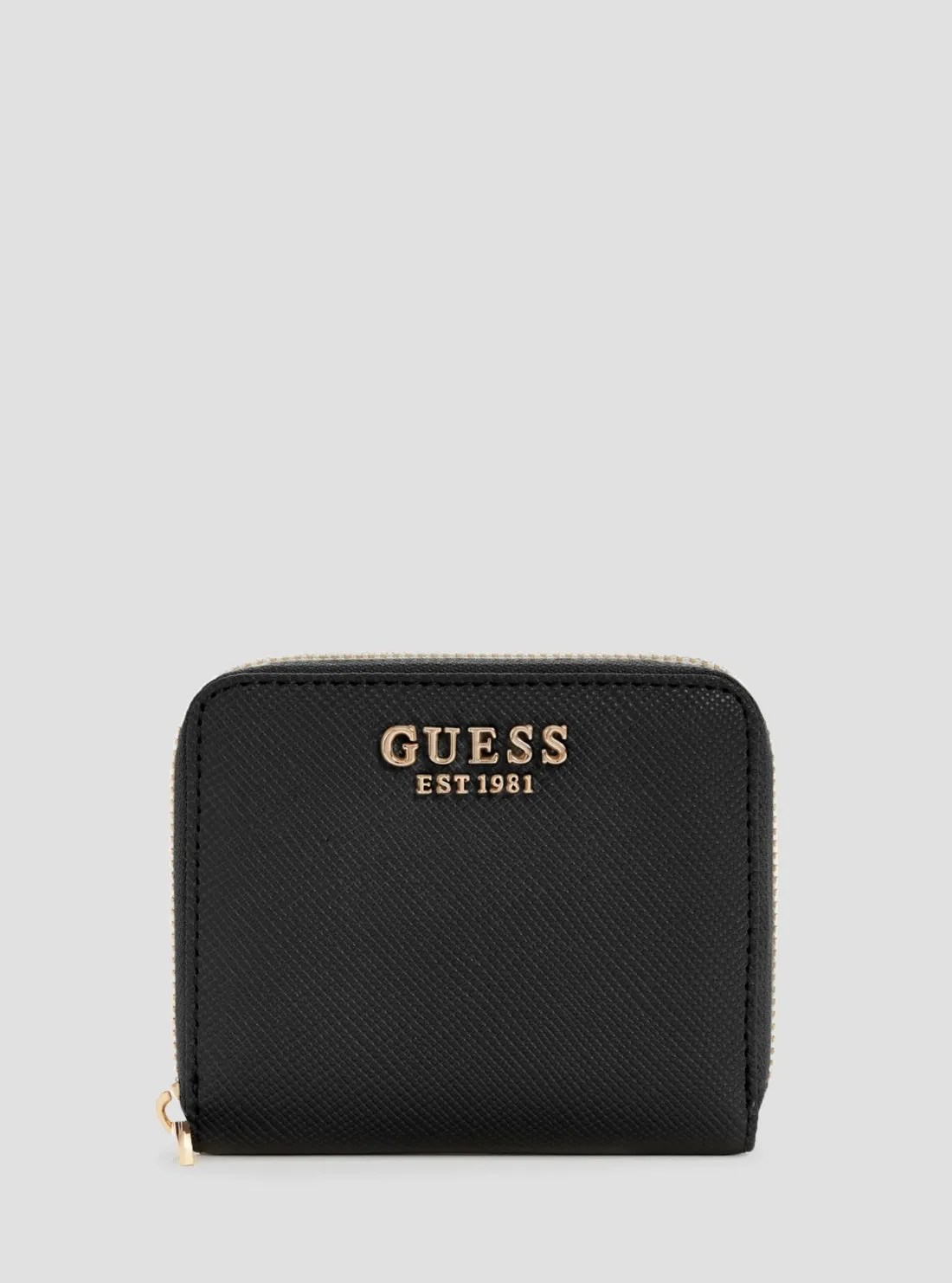 Dompet Wanita Guess Laurel Small Zip Around Hitam