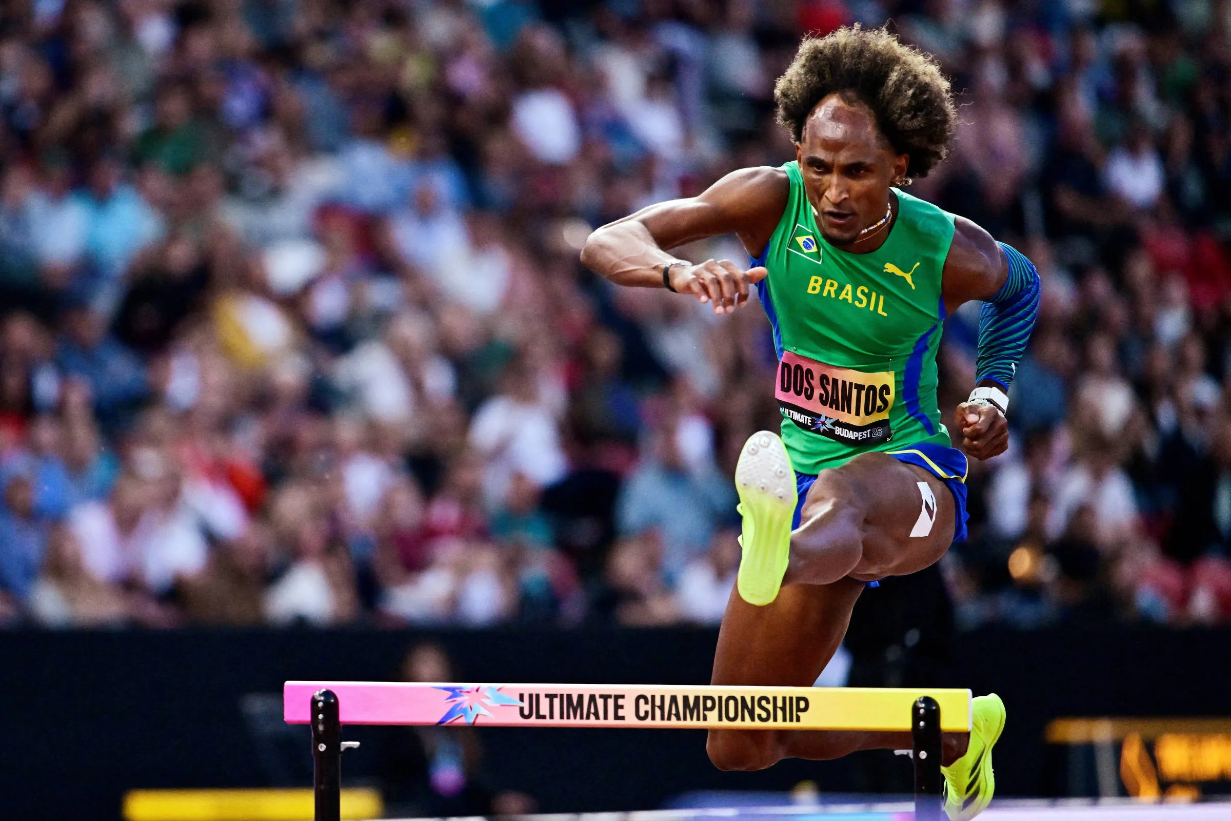 Aksi Gemilang Alison dos Santos Juarai 400 Meter Gawang Hungria