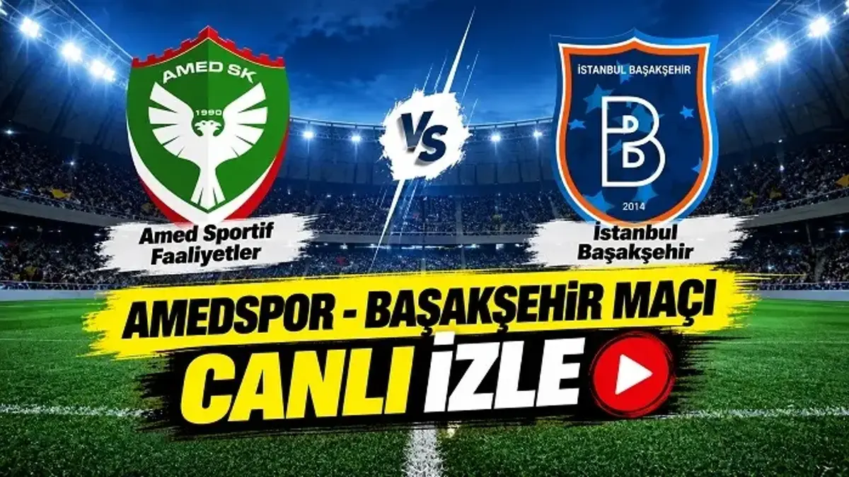 Jadwal Amedspor Lawan Başakşehir, Siaran Langsung Liga Turki