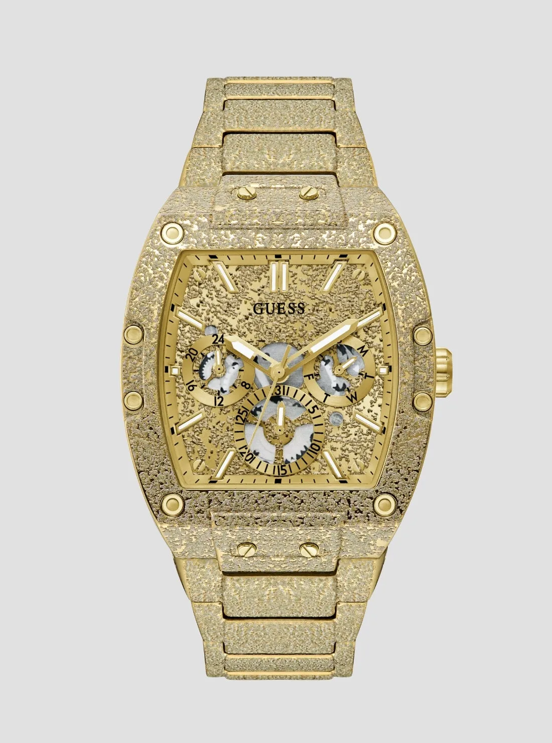 Jam Tangan Pria Guess Gold Phoenix Frost Watch GW1148G2