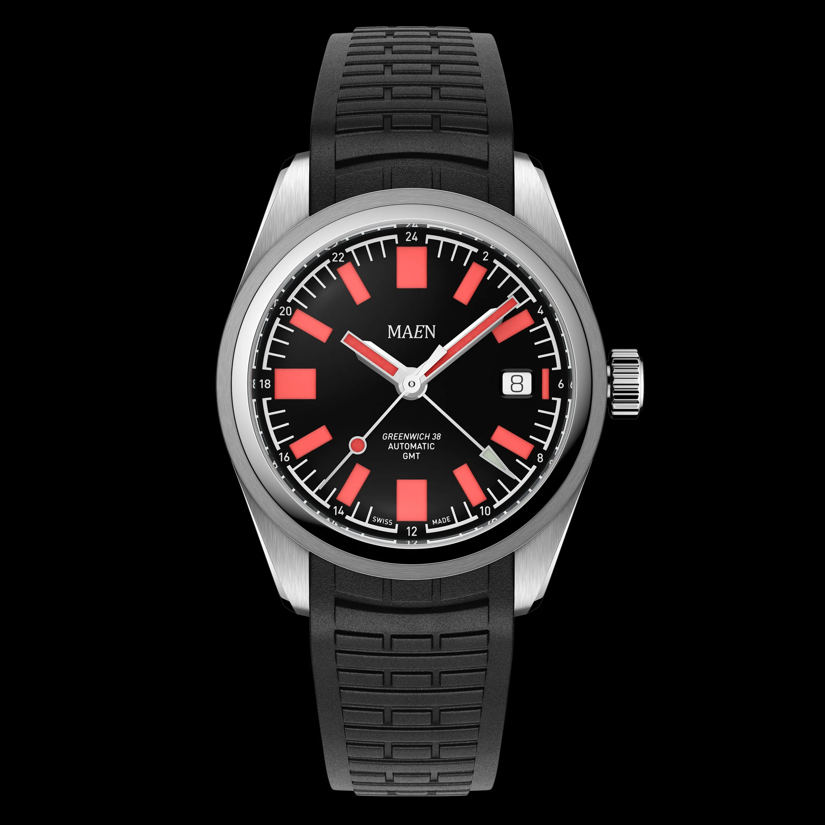 Jam Tangan Pria MAEN Greenwich 38 GMT Limited Edition