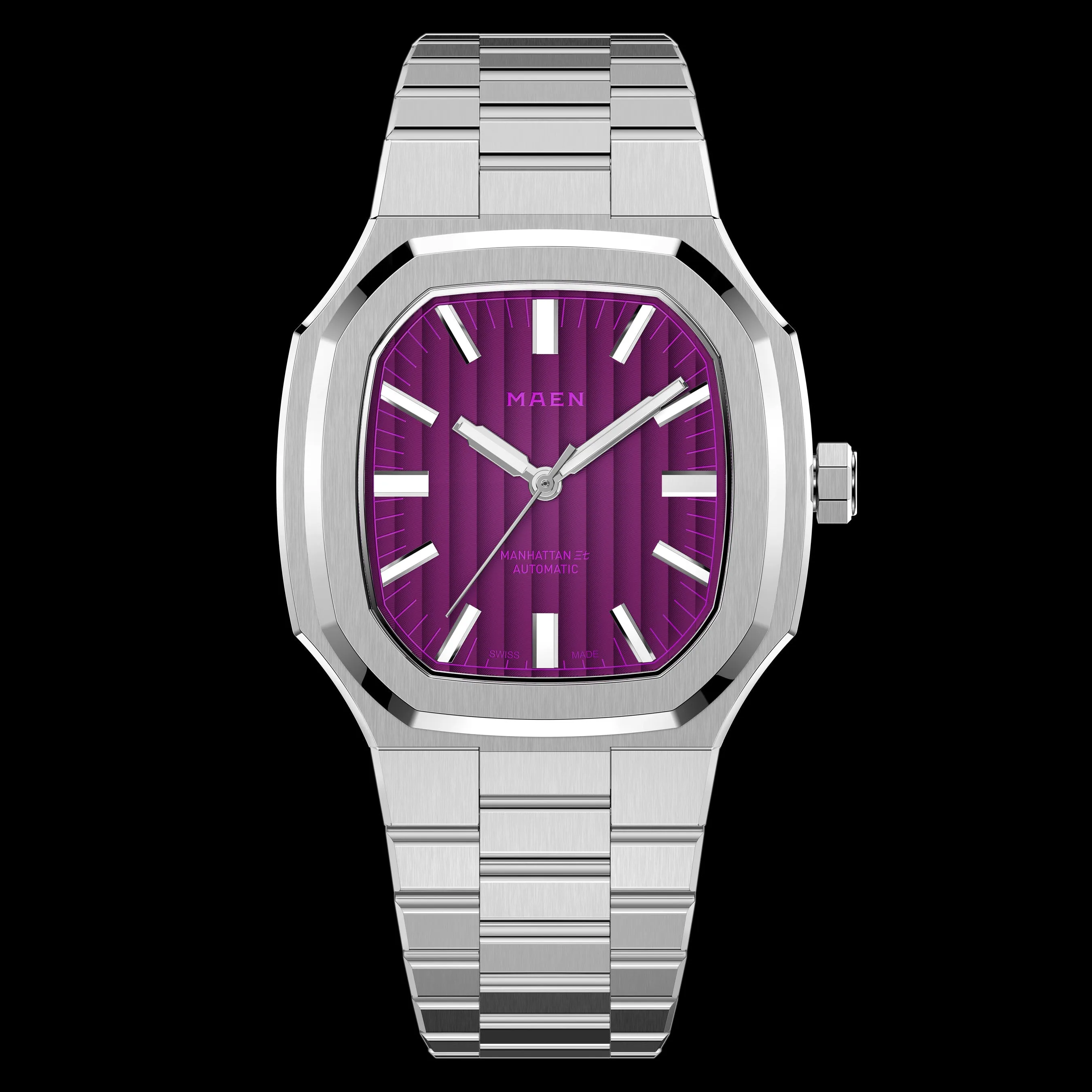 Jam Tangan Pria MAEN Manhattan 37 MHV.02 Stainless Steel