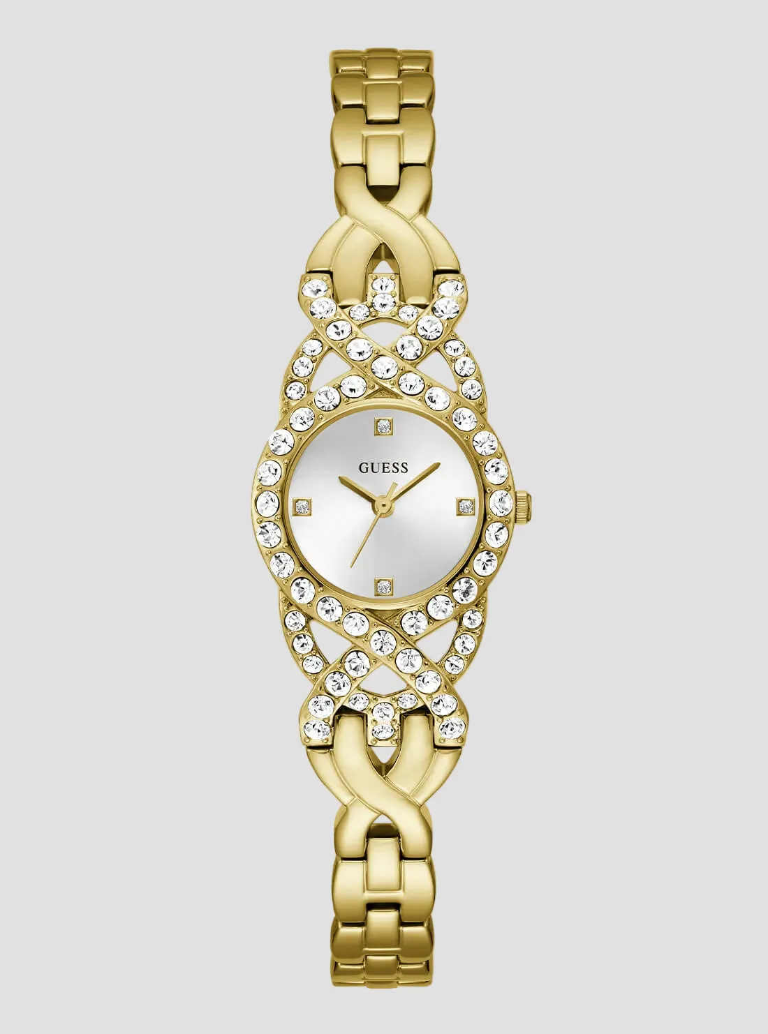 Jam Tangan Wanita Guess Gold Adorn Crystal Watch