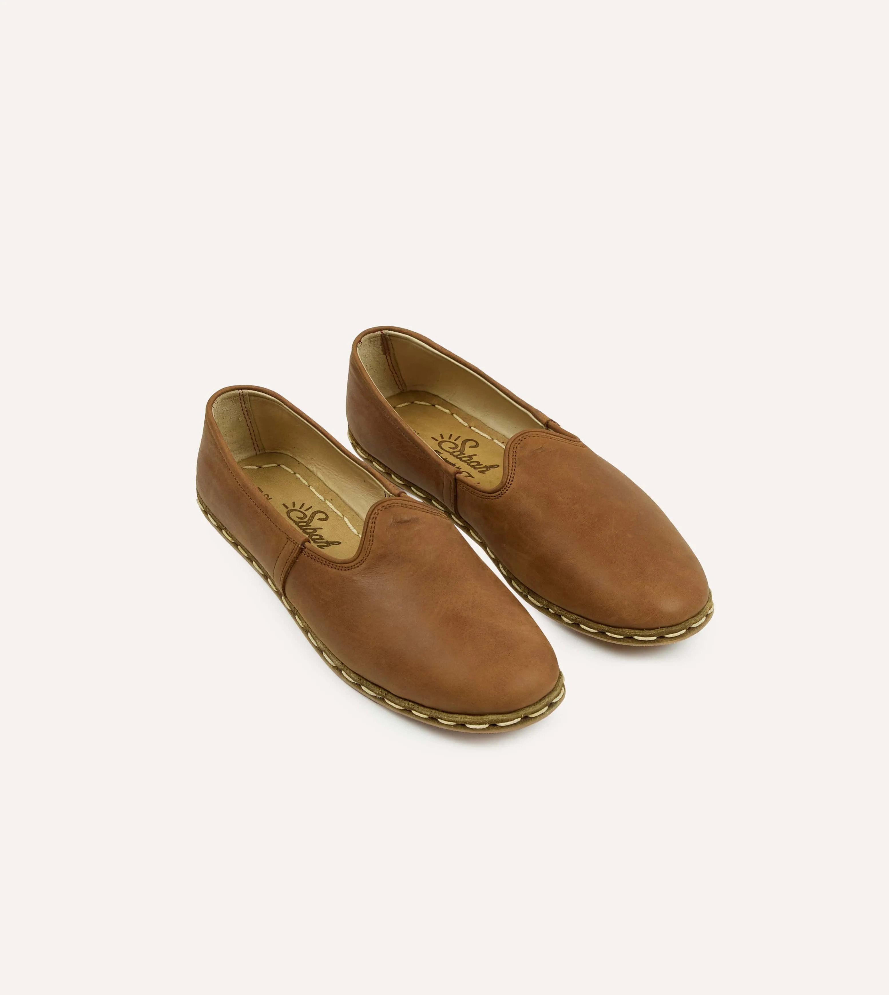 Sepatu Kulit Pria Sabah Fort Worth Brown Leather Shoes
