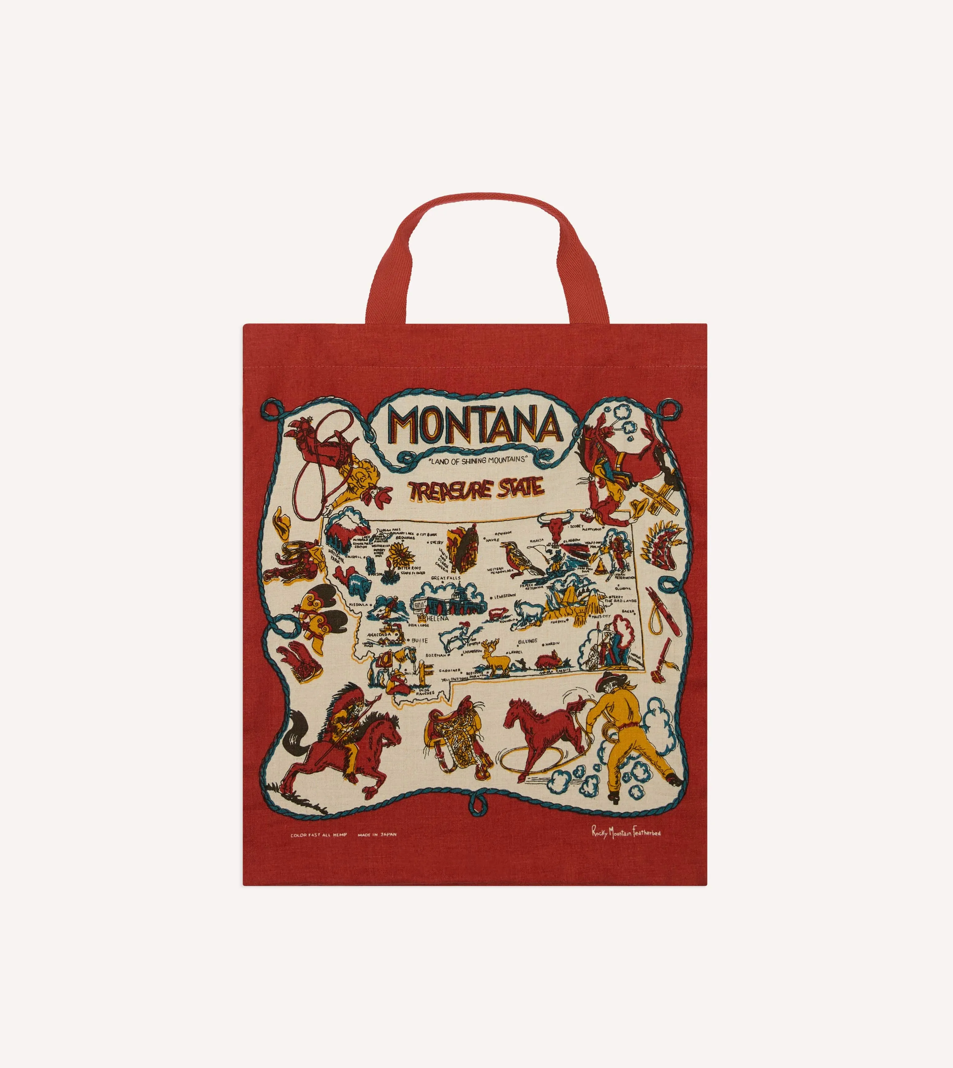 Tas Tote Bag Kanvas Serat Hemp Montana