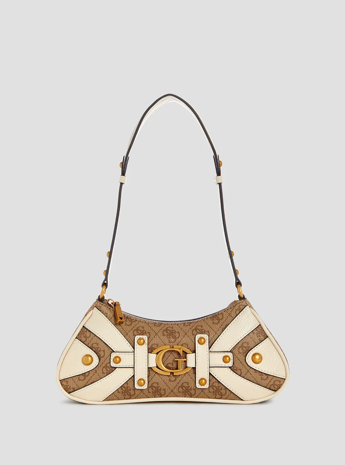 Tas Wanita Guess Mintha Shoulder Bag Latte Logo